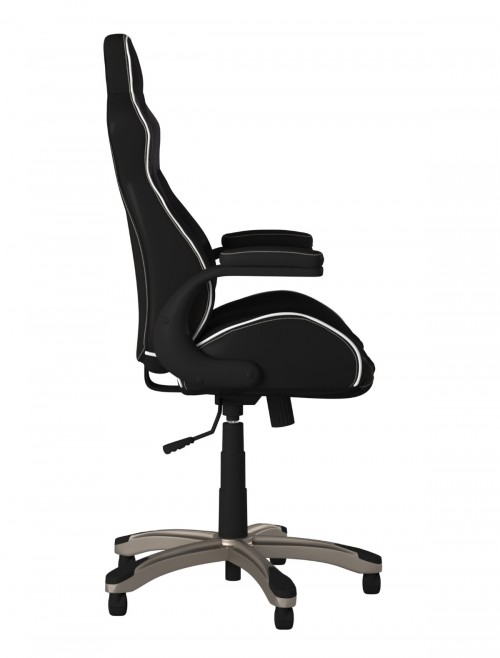 Office Chair Black Silverstone Gaming Chair AOC2282BLK by Alphason - enlarged view