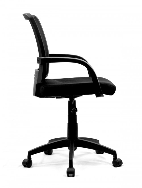 Mesh Office Chair Black Beta Computer Chair BCM/F600/BK by Eliza Tinsley - enlarged view