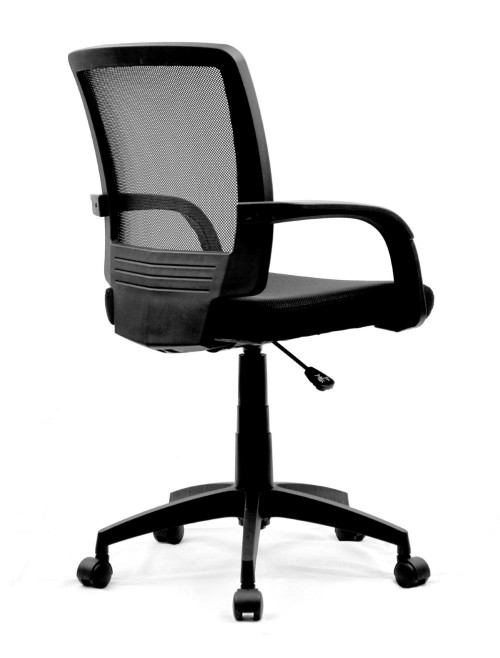 Mesh Office Chair Black Beta Computer Chair BCM/F600/BK by Eliza Tinsley - enlarged view