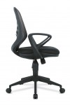 Mesh Office Chair Black Lattice Operators Chair BCM/K116/BK by Eliza Tinsley - enlarged view