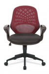 Mesh Office Chair Red Lattice Operators Chair BCM/K116/RD by Eliza Tinsley - enlarged view