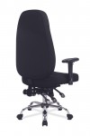 Office Chair Black Babylon 24 Hour Operator Chair BCF/R440/BK by Eliza Tinsley - enlarged view