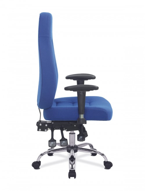 Office Chair Blue Babylon 24 Hour Operator Chair BCF/R440/BL by Eliza Tinsley - enlarged view