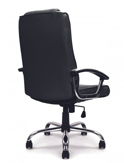 Office Chair Black Leather Westminster Executive Chair 2008ATG/LBK by Eliza Tinsley - enlarged view