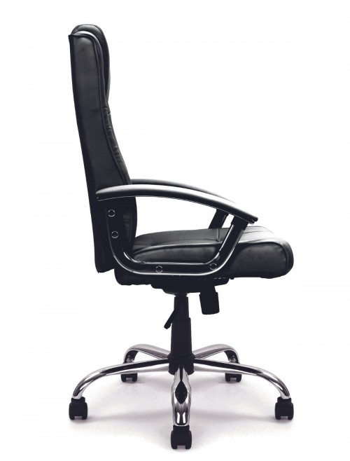 Office Chair Black Leather Westminster Executive Chair 2008ATG/LBK by Eliza Tinsley - enlarged view