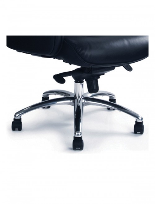 Office Chair Leather Black Hercules Executive Chair 1611ATG/LBK by Eliza Tinsley - enlarged view