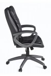 Office Chair Black Mayfield Leather Office Chair AOC6243BLK by Alphason - enlarged view