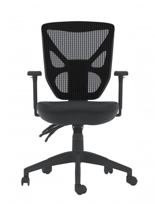 Mesh Office Chair Black Hudson Computer Chair AOC8164BLK by Alphason - enlarged view