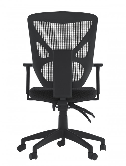 Mesh Office Chair Black Hudson Computer Chair AOC8164BLK by Alphason - enlarged view