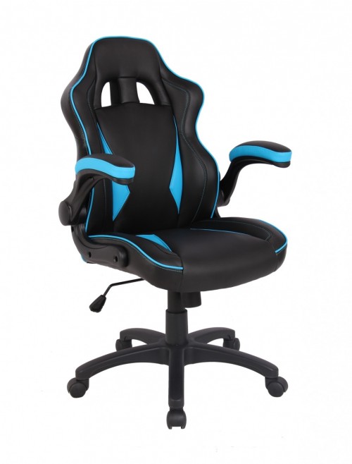 Gaming Chairs Predator Executive Office Chairs Black Blue BCP/H600/BK/BL by Eliza Tinsley - enlarged view