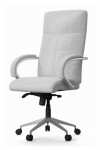 Fabric Office Chair Grey Bedford Computer Chair AOC1580GRY by Alphason - enlarged view