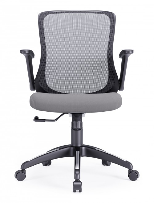 Mesh Office Chair Grey Toronto Computer Chair AOC8171GRY by Alphason - enlarged view