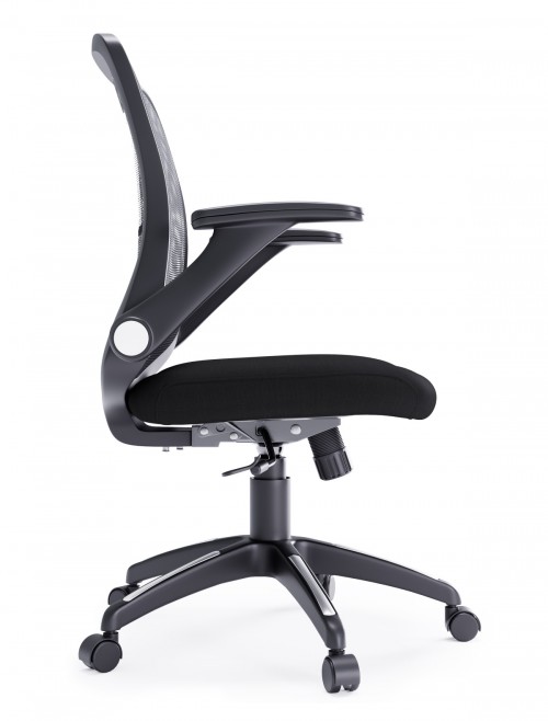 Mesh Office Chair Black Toronto Computer Chair AOC8171BLK by Alphason - enlarged view