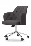 Home Office Chair Grey Washington Computer Chair AOC7257GRY by Alphason - enlarged view