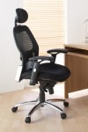 Mesh Black Office Chair Portland Executive Chair AOC7301-M by Alphason - enlarged view