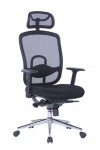 Mesh Office Chair Miami Black AOC2800BLK by Alphason - enlarged view