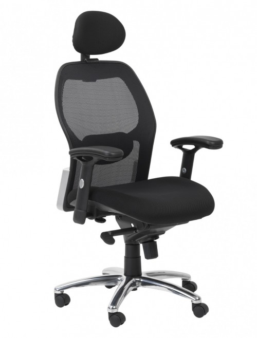 Mesh Black Office Chair Portland Executive Chair AOC7301-M by Alphason - enlarged view