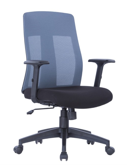 Mesh Office Chair Grey Laguna AOC1705GRY by Alphason - enlarged view