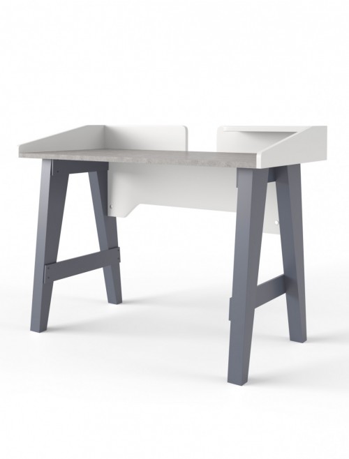 Home Office Desk Grey Truro Study Desk AW3190 by Alphason - enlarged view