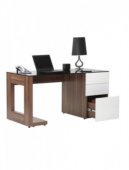 Alphason Sorbonne Executive Desk  ADSOR150-W - enlarged view