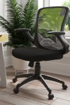 Mesh Office Chair Black Toronto Computer Chair AOC8171BLK by Alphason - enlarged view