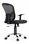 Mesh Office Chair Black Tampa Computer Chair AOC8141BLK by Alphason - enlarged view