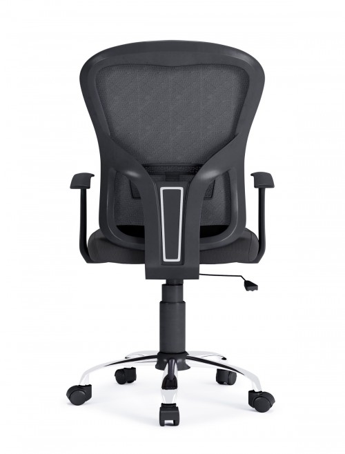 Mesh Office Chair Black Tampa Computer Chair AOC8141BLK by Alphason - enlarged view