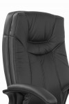 Office Chair Black Leather Hudson Executive Chair 608KTAG/LBK by Eliza Tinsley - enlarged view