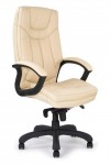 Office Chair Cream Leather Hudson Executive Chair 608KTAG/LCM by Eliza Tinsley - enlarged view