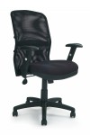 Mesh Office Chair Black Jupiter Manager Armchair 6200ATG/FBK by Eliza Tinsley - enlarged view