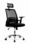 Mesh Office Chair Black Alpha Computer Chair BCM/F816/BK by Eliza Tinsley - enlarged view