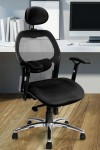 Mesh Office Chair Black Hermes Task Operator Chair BCM/F103/BK by Eliza Tinsley - enlarged view