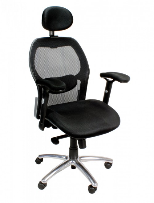 Mesh Office Chair Black Hermes Task Operator Chair BCM/F103/BK by Eliza Tinsley - enlarged view