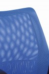 Operator Chair Blue Calypso Mesh Office Chair BCM/F1204/BL by Eliza Tinsley - enlarged view