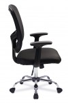 Mesh Office Chair Black Crusader Designer Armchair BCM/S550/BK by Eliza Tinsley - enlarged view