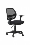 Alphason Davis Mesh Chair AOC9118-M-BK - enlarged view