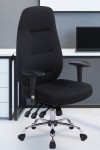 Office Chair Black Babylon 24 Hour Operator Chair BCF/R440/BK by Eliza Tinsley - enlarged view