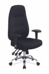 Office Chair Black Babylon 24 Hour Operator Chair BCF/R440/BK by Eliza Tinsley - enlarged view