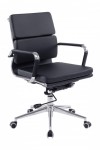 Office Chair Black Bonded Leather Avanti Computer Chair BCL/5003/BK by Eliza Tinsley - enlarged view