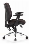 Office Chairs Black Chiro Medium Back Fabric Operator Chair OP000010 by Dynamic - enlarged view