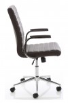 Office Chairs Brown Bonded Leather Ezra Executive Chair EX000190 by Dynamic - enlarged view