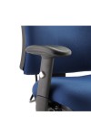 Office Chairs Blue Chiro Medium Back Fabric Operator Chair OP000011 by Dynamic - enlarged view