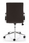 Office Chairs Brown Bonded Leather Ezra Executive Chair EX000190 by Dynamic - enlarged view