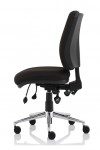 Office Chairs Black Chiro Medium Back Fabric Operator Chair OP000247 by Dynamic - enlarged view