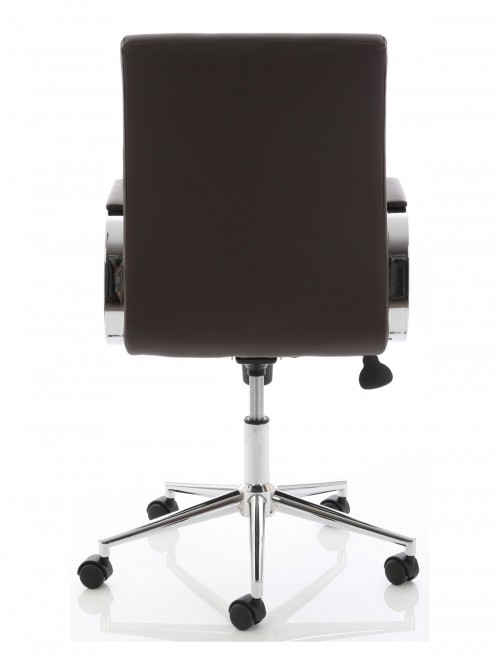 Office Chairs Brown Bonded Leather Ezra Executive Chair EX000190 by Dynamic - enlarged view