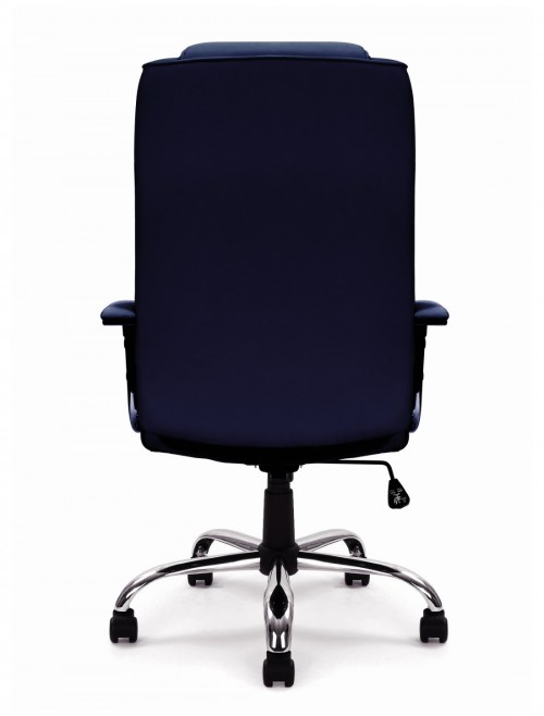 Office Chair Blue Leather Westminster Executive Chair DPA2008ATG/LBL by Eliza Tinsley - enlarged view