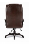 Office Chair Brown Leather Effect Titan Executive Chair BCP/G344/BW by Eliza Tinsley - enlarged view