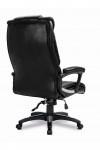 Office Chair Black Leather Effect Titan Executive Chair BCP/G344/BK by Eliza Tinsley - enlarged view