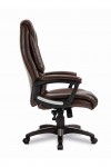 Office Chair Brown Leather Effect Titan Executive Chair BCP/G344/BW by Eliza Tinsley - enlarged view