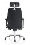 Fabric Office Chair Black Domino 24 Hour Executive Chair PO000066 by Dynamic - enlarged view